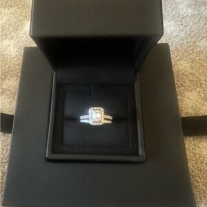Vera Wang Emerald Cut Bridal Set